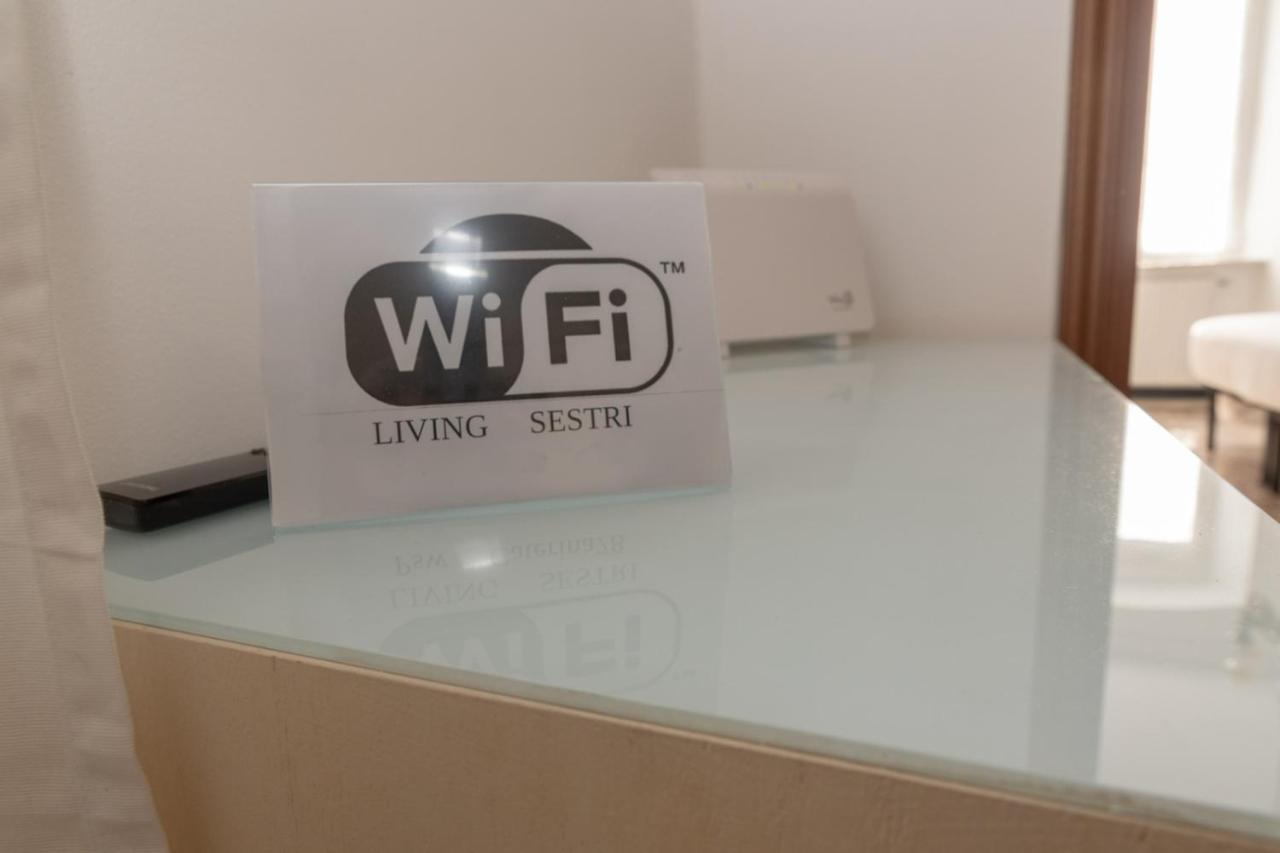 Apartament Living Sestri Airport Genua Zewnętrze zdjęcie